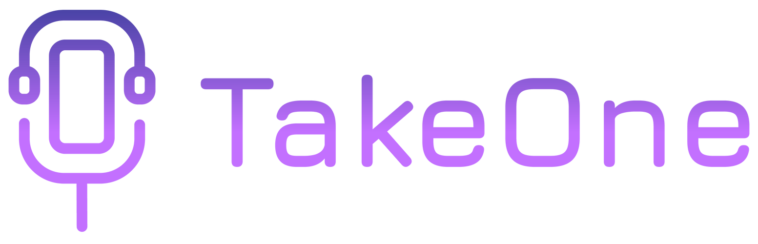 TakeOne music making app logo 